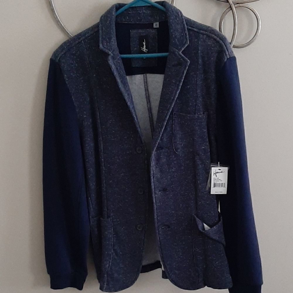 NWT $149 HOWE Navy Still Life blazer